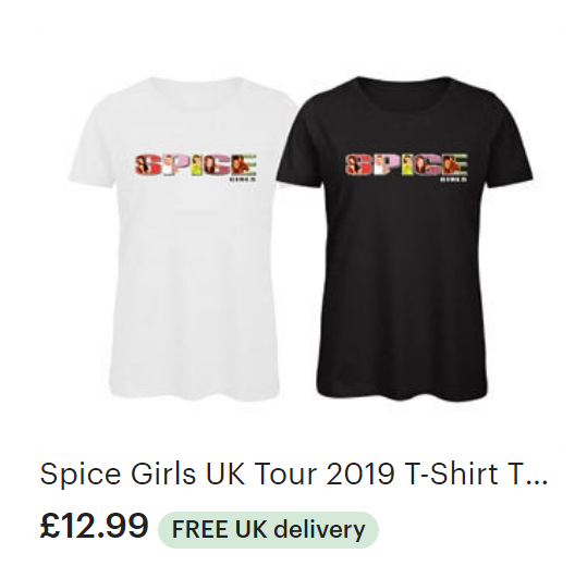 Spice Girls Tees